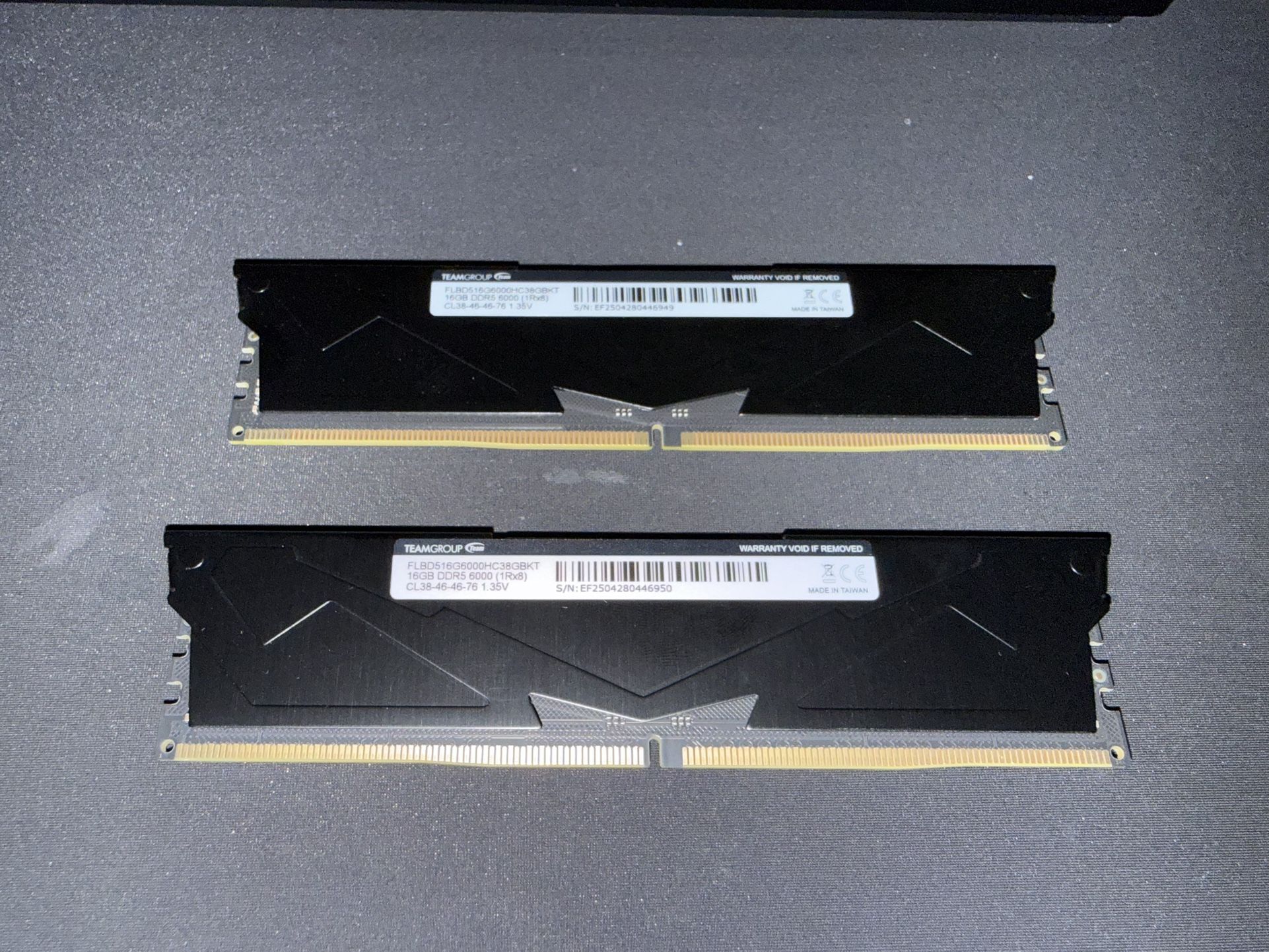 32 Gbs T-force ddr5 ram