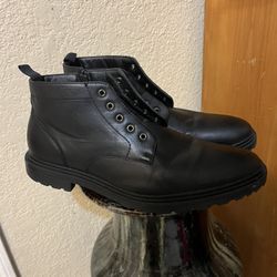 Men’s Perry Ellis Ankle Boots No Laces Size 11