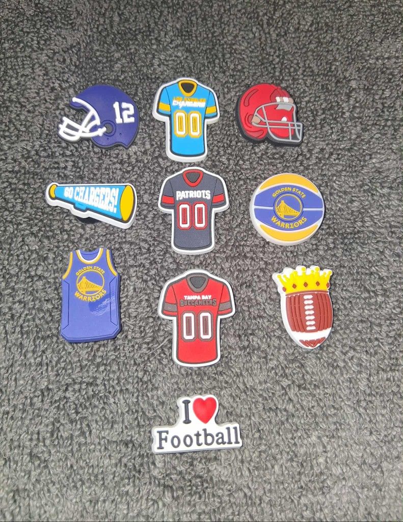 Sports Croc Charms Each Bundle $5