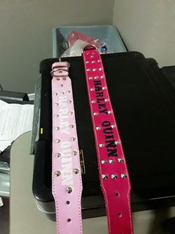 Dog collar with dog name all sizes 100 % leather heavy duty (collares para perros grandes resistentes todas las medidas puro cuero)