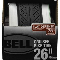 Brand New Bell 26" White Wall Beach Cruiser Tire