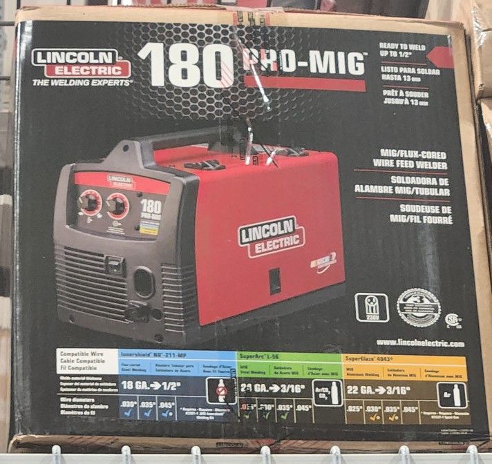 Lincoln 180 Mig Welder New In Box