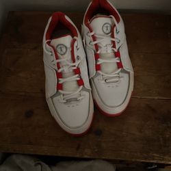 White/Red Early 2000 Converse Sneakers