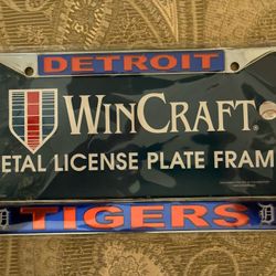 Detroit Tigers Metal License Plate Frame By Wincraft