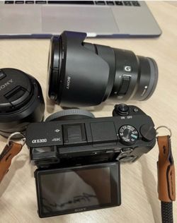 A6300 with lens and accessories