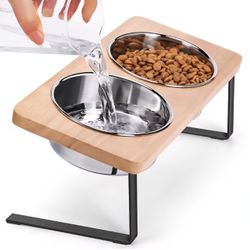 Siooko Elevated Cat Bowls, 2PK