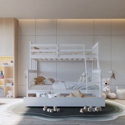 Bunk Bed With Storage - Delivery Available !