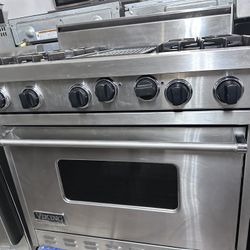 36” Viking Dual Fuel Range Stainless Steel 