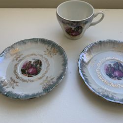 Vintage Asian Tea Coffee Set Porcelain Lot