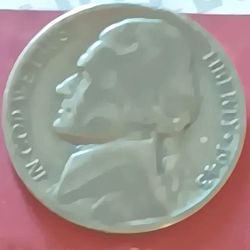 1943d  WAR NICKEL 40% SILVER 