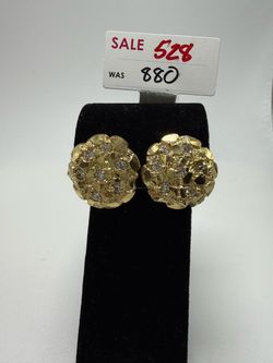 10kt Nugget Earrings