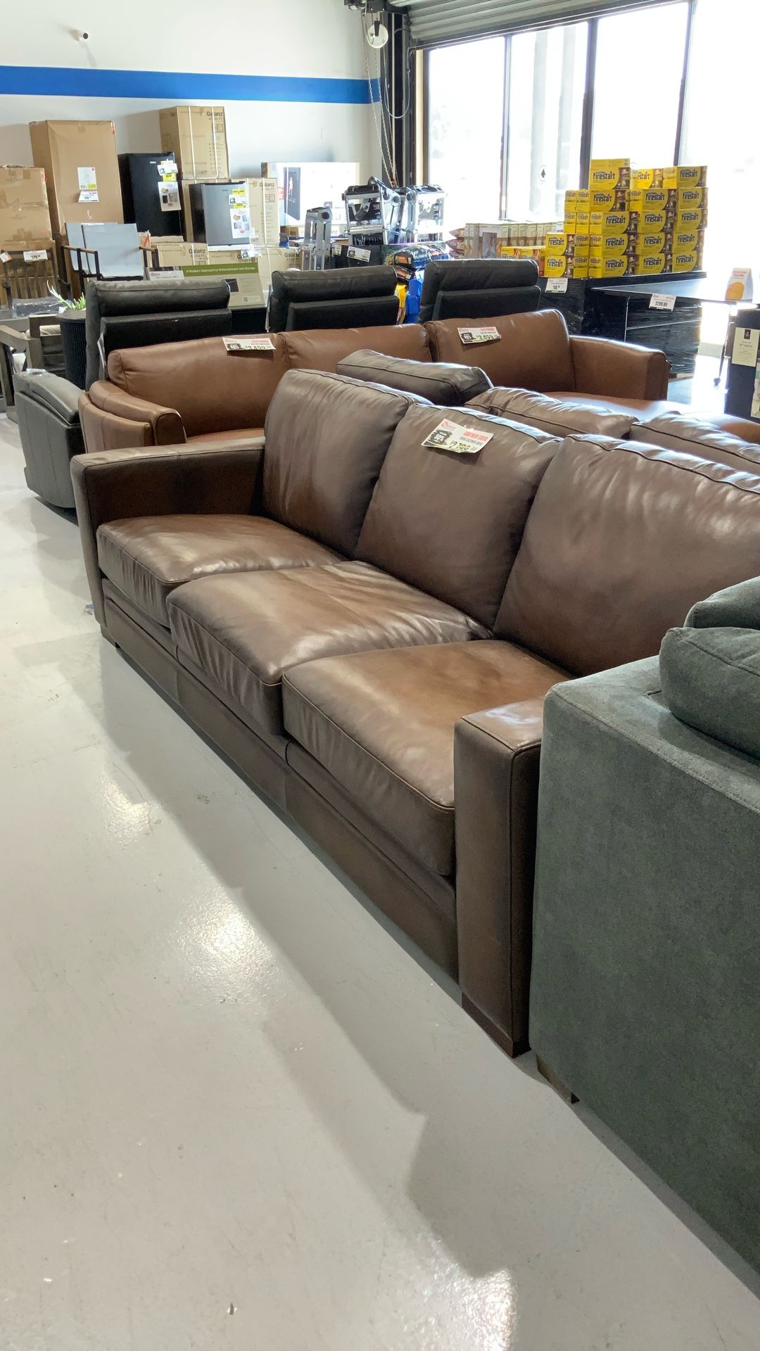Luca Leather Sofa