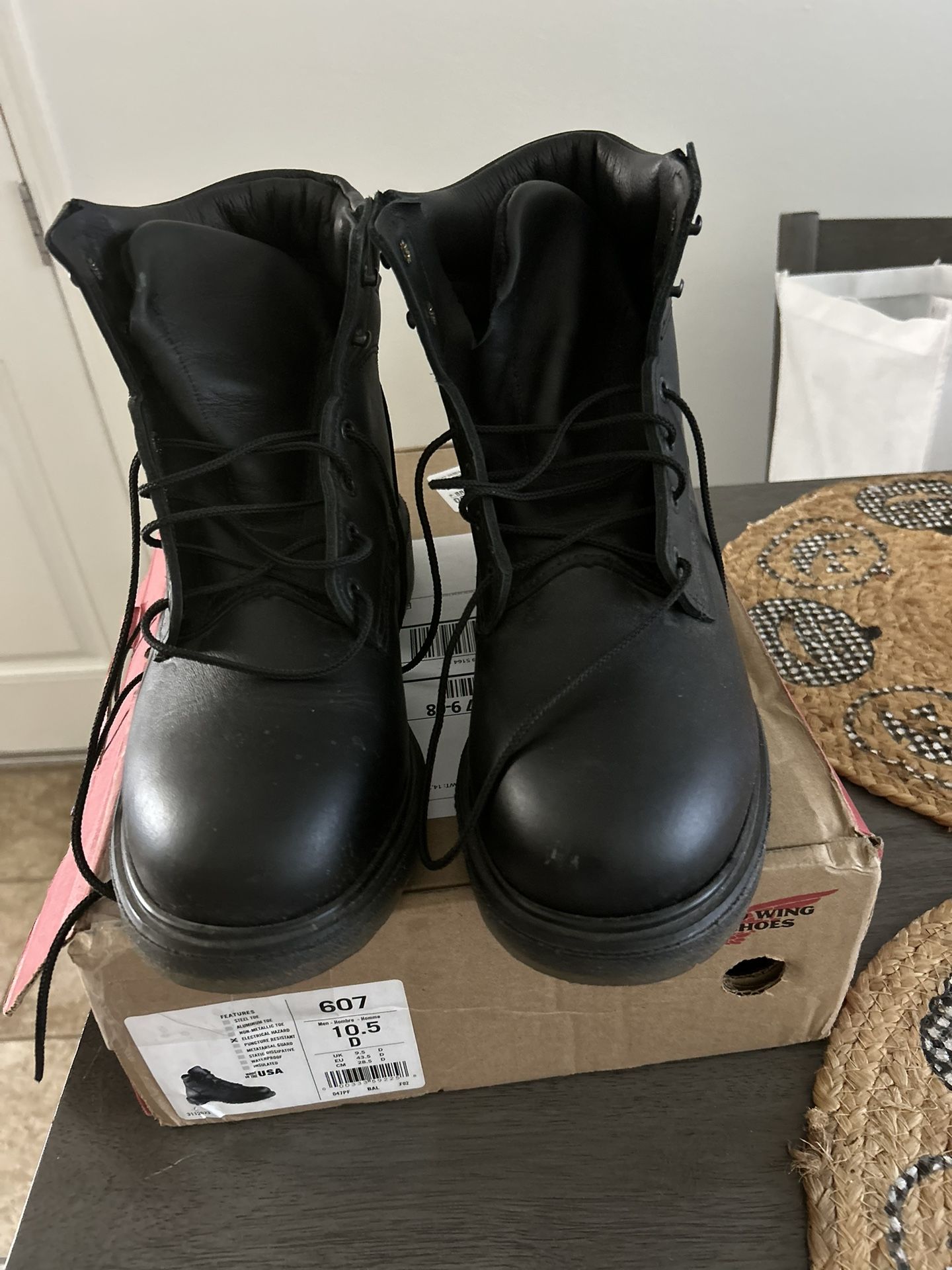Red Wing Work Boots New Size 10 1/2