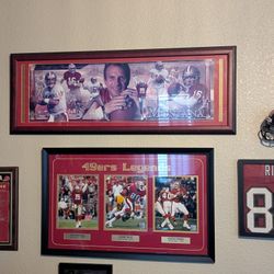 SF Jerry Rice, Steve Young and Joe Montana 