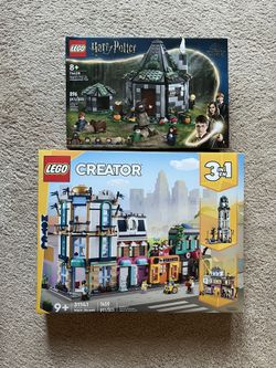 Lego Set 31141 Main Street + 76428 Hagrid’s Hut Harry Potter 