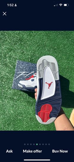 Lmk midnight navy jordan 4 size 9.5