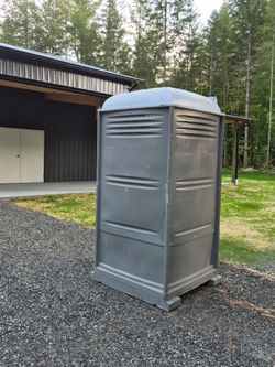 Porta potty portable toilet