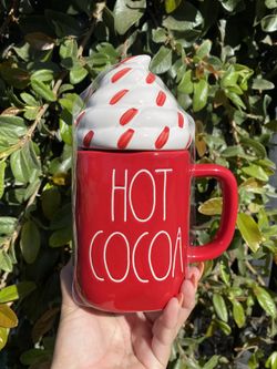 Rae Dunn Hot Cocoa W/topper