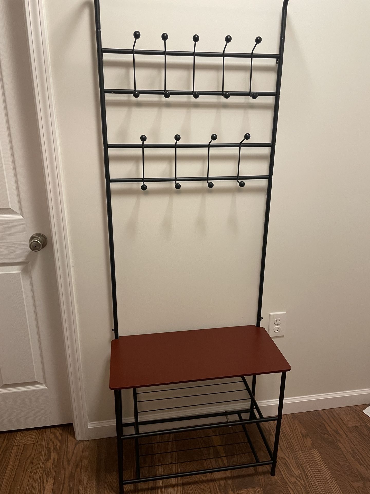 Entryway Coat Rack With Storage 