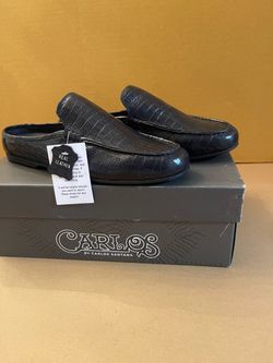 Carlos Santana Hades Croc Embossed Leather Mule Size 9.5 (Mens) “New” $70 Firm on Price
