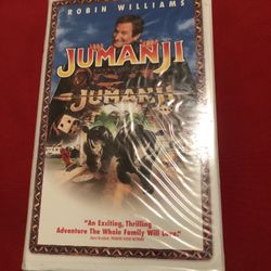 Jumanji VHS 1996 Robin Williams Clamshell Good Vintage Condition 