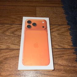 EMPTY BOX! Orange iPhone 17 Pro Max With Manuals