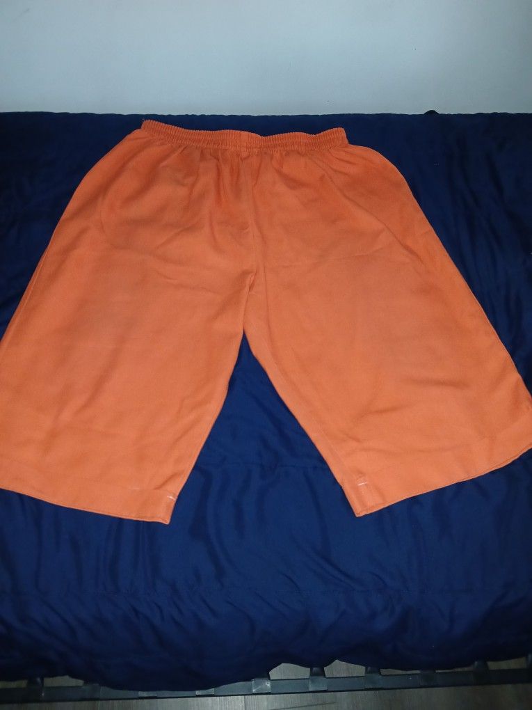 Rare CDCR Reception Center Orange Prison Shorts 2xL