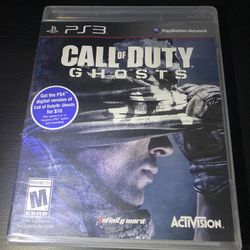 PS3 Call Of Duty Ghost Factory Sealed 