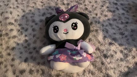 Kuromi in Purple Floral Dress
