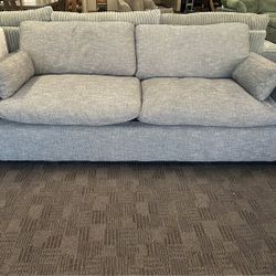 Deep and comfy cloud linen sofa couch