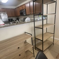 Dresser And Shelving Unit