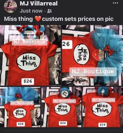 Miss Thing/ Dr Seuss 