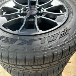 Toyota TRD 20 Inch Wheels & Tire Set