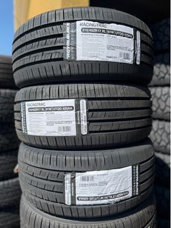 215/45/17 Royal black 4 new tires installed ✅ instaladas ✅  🔥  we do computer Aligment