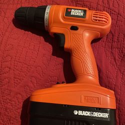 Black And Decker Drill 18v / Tool Only 