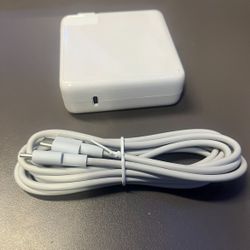 Apple MacBook Charger Power Supply Replacement 96W USB-C Brick with Charging Cable – Fast Charging Adapter for MacBook Pro & More  Description: Keep y