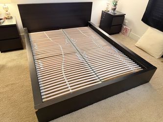 IKEA Malm Queen with Lonset slats