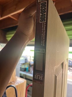 Reliabilt 6-Panel Textured Bored Interior Door 32in