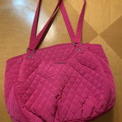 Vera Bradley Pink Quilted Tote Bag pick up Coral Springs 33071