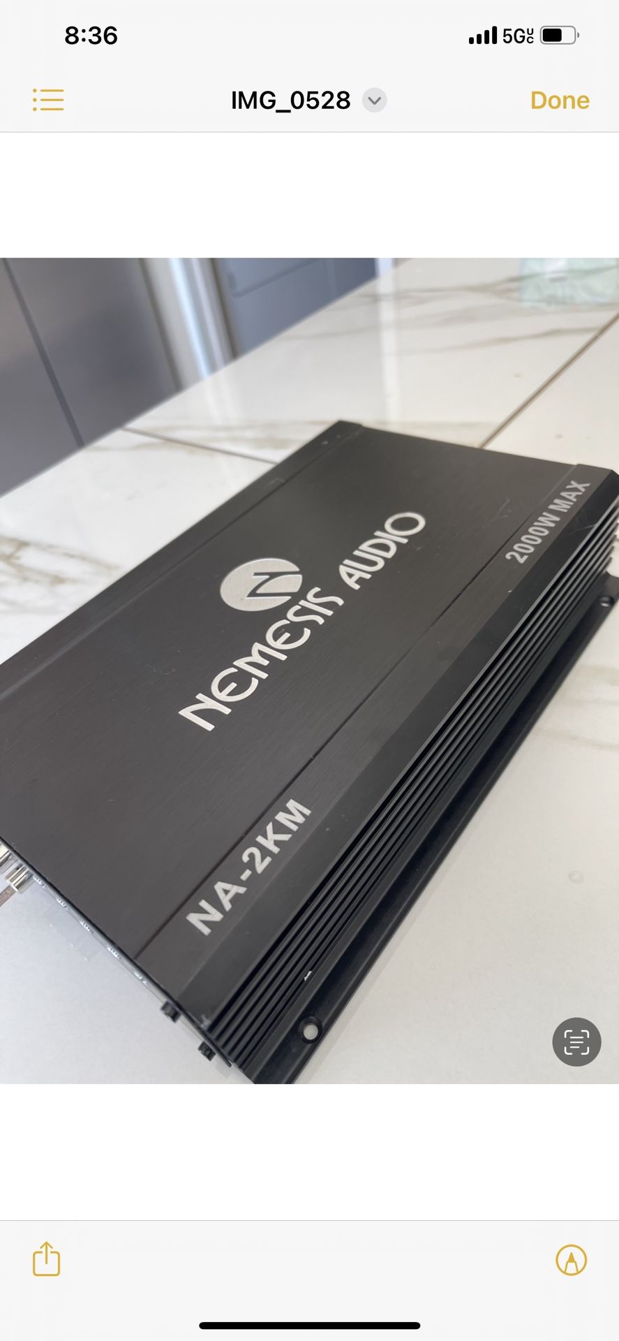 Nemesis Audio NA-2KM 2000W Max Power 1-CH / Monoblock Car Stereo Amplifier