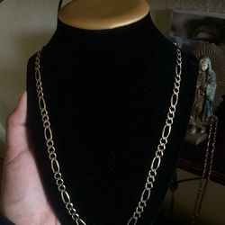 10K gold Figueroa link chain