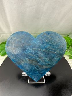 Crystal Blue Apatite Heart