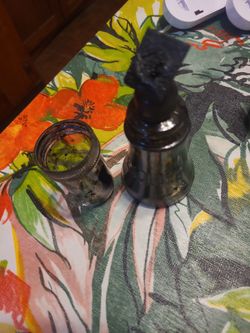 Vintage shoe polish bottle