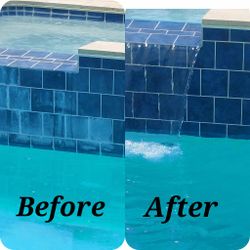 Pool Tile Cleaning