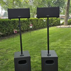 QSC LA108 and QSC K112 