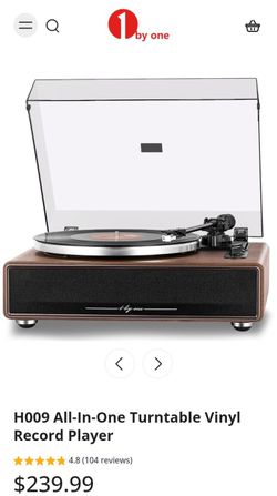 TurnTable Record Player with Bluetooth