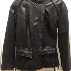 Harley Davidson Woman's Leather Jacket Vintage 