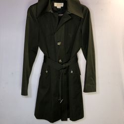 Michael Kors army green trench coat for women 