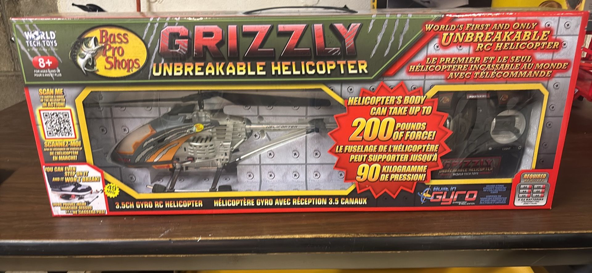 Grizzly Unbreakable Helicopter (Bass Pro Shops)