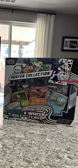 Pokémon Scarlet & Violet Black Bolt/White Flare Unova Poster Collection Box